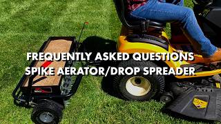 Frequently Asked Questions for the Brinly AeratorSpreader Combo Model AS2 40BH G [upl. by Ballard]