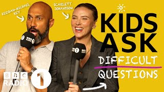 How much money is in your bank account  Scarlett Johansson and KeeganMichael Key play Kids Ask [upl. by Yelrak]