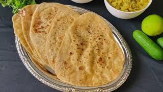 Easy to Make Soft and Flaky Whole Wheat Parathas  Triangle Paratha Recipe [upl. by Vivyan]