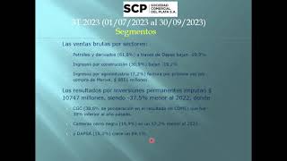 COME  SOCIEDAD COMERCIAL DEL PLATA SA  3T 2023 [upl. by Han310]