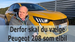 Derfor skal du vælge Peugeot 208 som elbil [upl. by Adnwahsat]