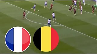 Belgique 12 France Résumé du match  Ligue des Nations lUEFA 2024 [upl. by Anglim]