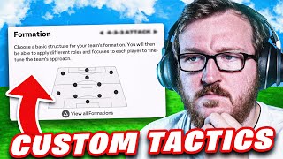 INSANE Elite Division Tactic😱EA FC 25 Best Formation  Custom Tactics META Roles [upl. by Porcia]