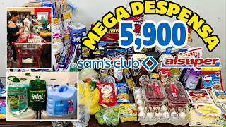 😱 MEGA DESPENSA SAMs Club y AlSuper😱 [upl. by Acirretahs]