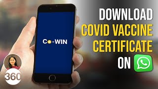 How to Download COVID19 Vaccine Certificate Using WhatsApp [upl. by Neda312]