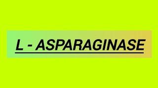 L asparaginase  In Tanglish [upl. by Kaitlyn371]