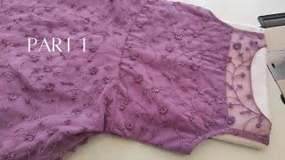 Frock Cutting And Stitching For Five Years Old PART 1 [upl. by Tera]