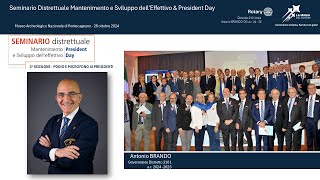 SEMINARIO distrettuale Mantenimento e Sviluppo dell’effettivo President Day [upl. by Aik]