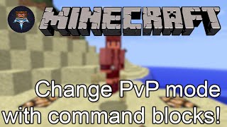 Tutorial Minecraft  How to Turn PvP On and Off ingame [upl. by Yrtua]