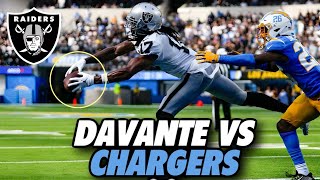 Davante Adams Vs Chargers Highlights “Matchup Nightmare” 🔥🔥 [upl. by Tollman448]