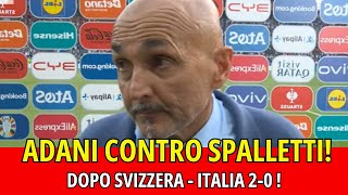 LELE ADANI contro SPALLETTI RIDICOLE DICHIARAZIONI DEL TECNICO DOPO SVIZZERA  ITALIA 20 [upl. by Strep]