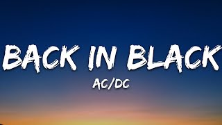 ACDC  Back In Black Lyrics [upl. by Icnan]