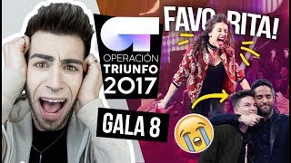 OT 2017 Gala 8 REACCIÓN  MALBERT [upl. by Dnomhcir]