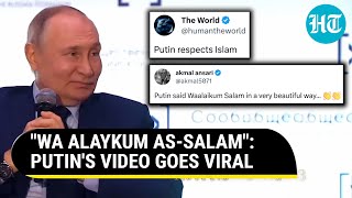 Viral Putin Smiles Responds To Greetings From Muslim Scholar This Made My Day Say Netizens [upl. by Mastic]