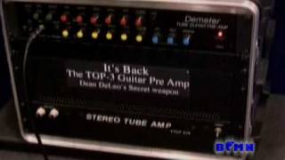 James Demeter at NAMM with Dean Deleos preamp the TGP3 [upl. by Honan]