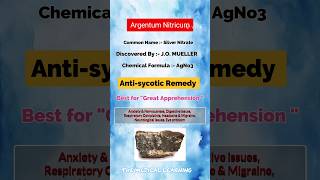 Argentum Nitricum Key Features bhms argentumnitricum homoeopathy homeopathy [upl. by Llerrut]