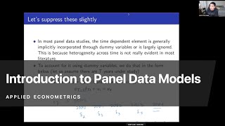 Introduction to Panel Data Models [upl. by Nixon]