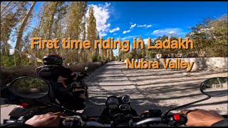 A first timers motorcycle tour of Ladakh  Nubra Valley [upl. by Ellennoj653]