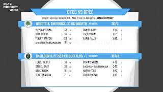 Orsett amp Thurrock CC U17 Nighthawks v Basildon amp Pitsea CC Buffalos  U17 [upl. by Cnahc]