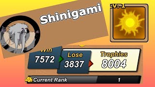 Shinobi Warfare  Shinigami Road to Top 1 8K trophy PvP Gameplay [upl. by Ayanahs]