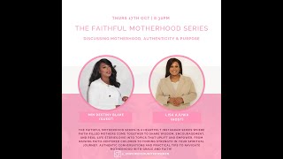 The Faithful Motherhood Series  Day Three with MIN DESTINY BLAKE [upl. by Lorre]