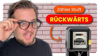 Zähler darf endlich RÜCKWÄRTS laufen 🥳 Balkonkraftwerk Solarpaket 1 [upl. by Lahsram]