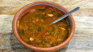 LENTEJAS A LA MEXICANA RECETA FÁCIL [upl. by Elvia]