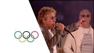 The Who London 2012 Performance  Extinguishing the Olympic Flame [upl. by Noam]