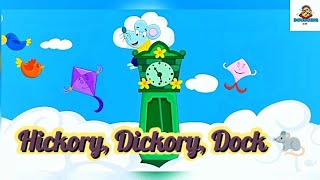 Hickory dickory dock l english poem l rhythmic rhymes l kid verses hickorydickorydockpoem hickory [upl. by Teresa]