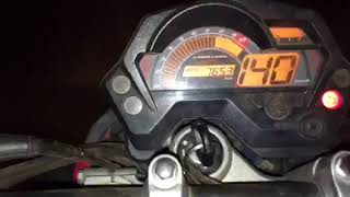 Yamaha FZ16 top speed 144kmpl [upl. by Lenahc]