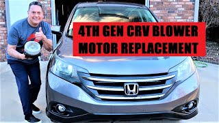 2012 4th Gen Honda CRV blower motor replacement HondaCRV [upl. by Adaminah]