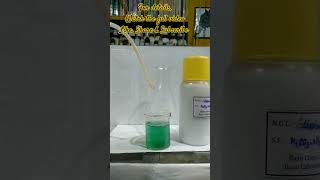 Preparation of Chromium Sulphate solution shorts subscribe [upl. by Sion]