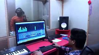 dekhiye studio me kaise hoti hai recording  ghungat ka fatkara ishant rahi new haryanvi song2018 [upl. by Risa]