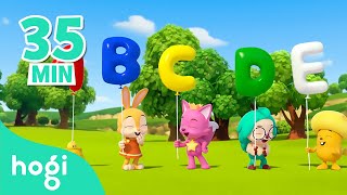 ABC Song with Balloons and More｜Learn ABC｜Nursery Rhymes｜Hogi Pinkfong [upl. by Jaclin]