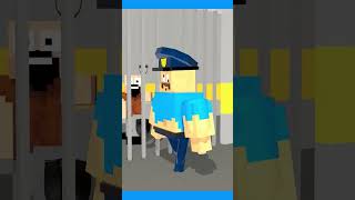 Amazing Digital Circus Kelakuan Polisi Bodoh sakura minecraft shorts [upl. by Uhile]