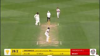 Zak Foulkes 202324 Plunket Shield Bowling Highlights [upl. by Enawd281]