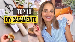 10 Ideias Fáceis e Baratas Para Fazer no seu CASAMENTO DIY Casamento [upl. by Risteau]