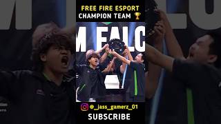 Free Fire esport World Cup Champion Team 🏆shorts freefire viral trending youtubeshorts [upl. by Alym]