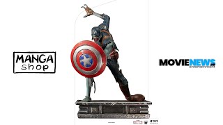 Iron Studios  What If Art Scale Statue 110 Captain America Zombie  MovieNewsro [upl. by Freberg]