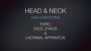 2n  HEAD amp NECK  VIVA QUESTIONS [upl. by Yrrehs]