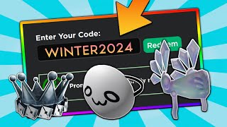 6 NEW CODES ALL 2024 Roblox Promo Codes For ROBLOX FREE Items and FREE Hats UPDATED [upl. by Anrehs]