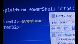 how to open event viewer from powershell in windows 10 [upl. by Anrahs]