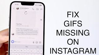 How To FIX GIF Option Missing On Instagram [upl. by Fraser]