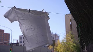 The Clothesline Project raises awareness of domestic violence in Billings [upl. by Platus870]