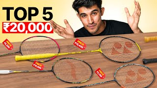 Top 5 rackets under ₹20000 [upl. by Aikar398]