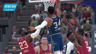 NBA 2K24 Next Gen  2024 NBA AllStar Game West AllStars vs East AllStars [upl. by Kristopher]