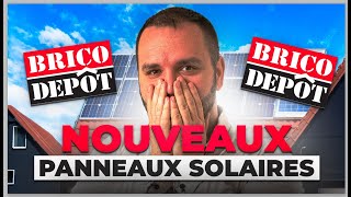 Test  Nouveau Panneau solaire BRICO DEPOT  Mieux que les panneaux SUNOLOGY et LIDL [upl. by Aniham361]