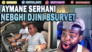 Aymane Serhani  Nebghi Djini Bsurvet Clip Selfie REACTION [upl. by Azilef]