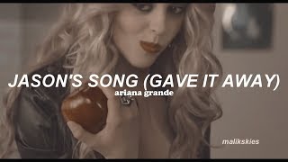 Ariana Grande  Jasons Song Gave It Away Traducida al español [upl. by Lavena235]