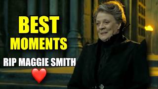 Top 10 Minerva McGonagall Moments A Tribute to Maggie Smith ❤️ RIP [upl. by Hynes28]